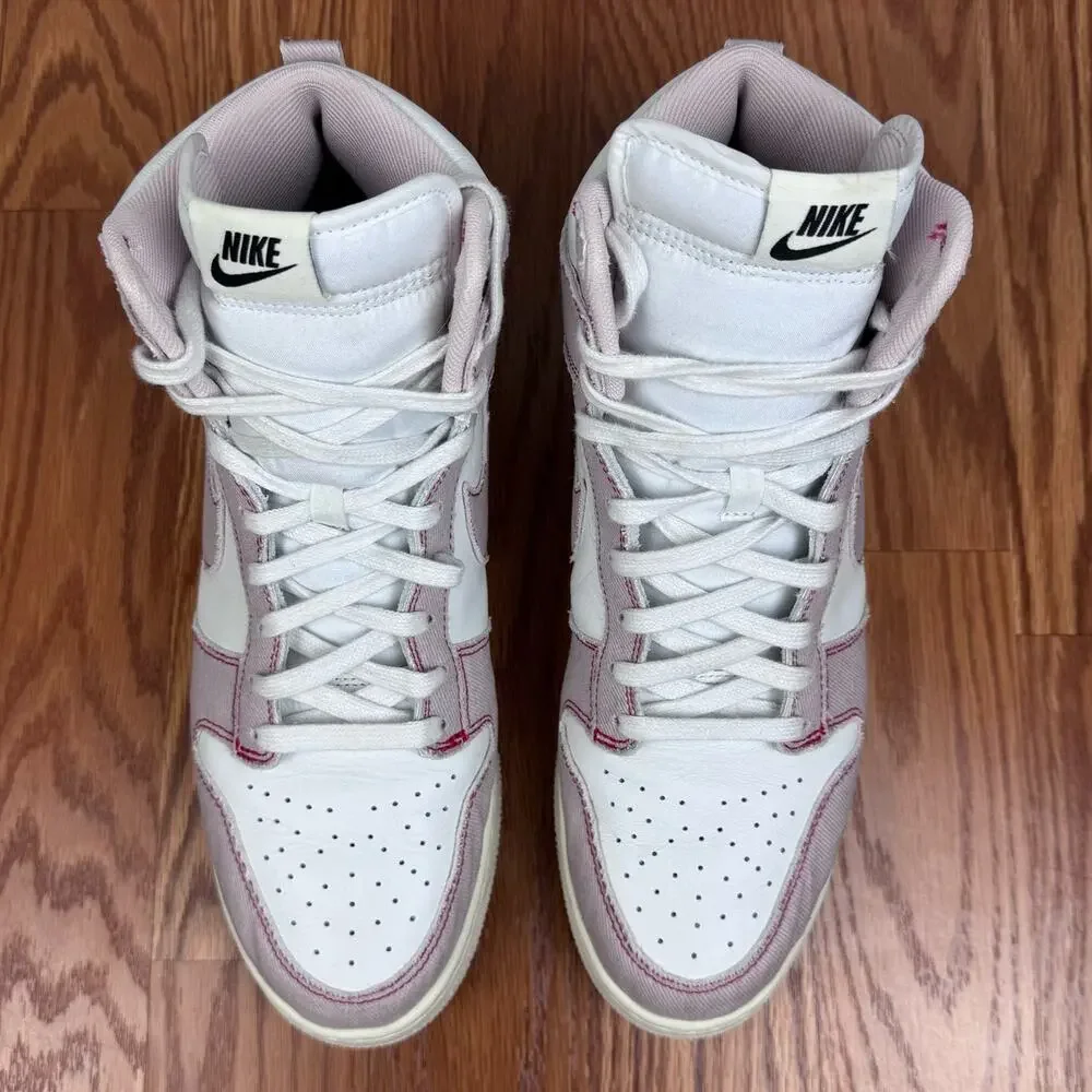 Nike Dunk High 1985 Barely Rose Denim Mens Sz12